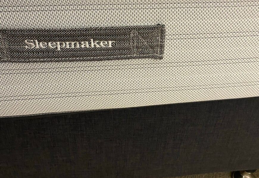 Queen bed base and mattress (sleepmaker brand)