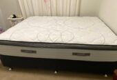 Queen bed base and mattress (sleepmaker brand)