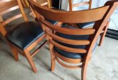 4X Solid Dining Room Chairs Furniture *READ DESCRIPTION*