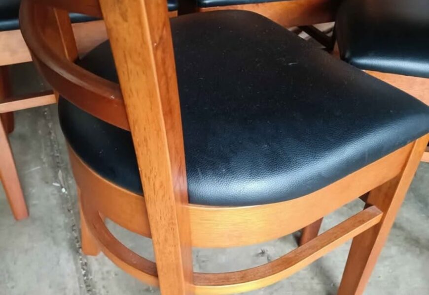 4X Solid Dining Room Chairs Furniture *READ DESCRIPTION*